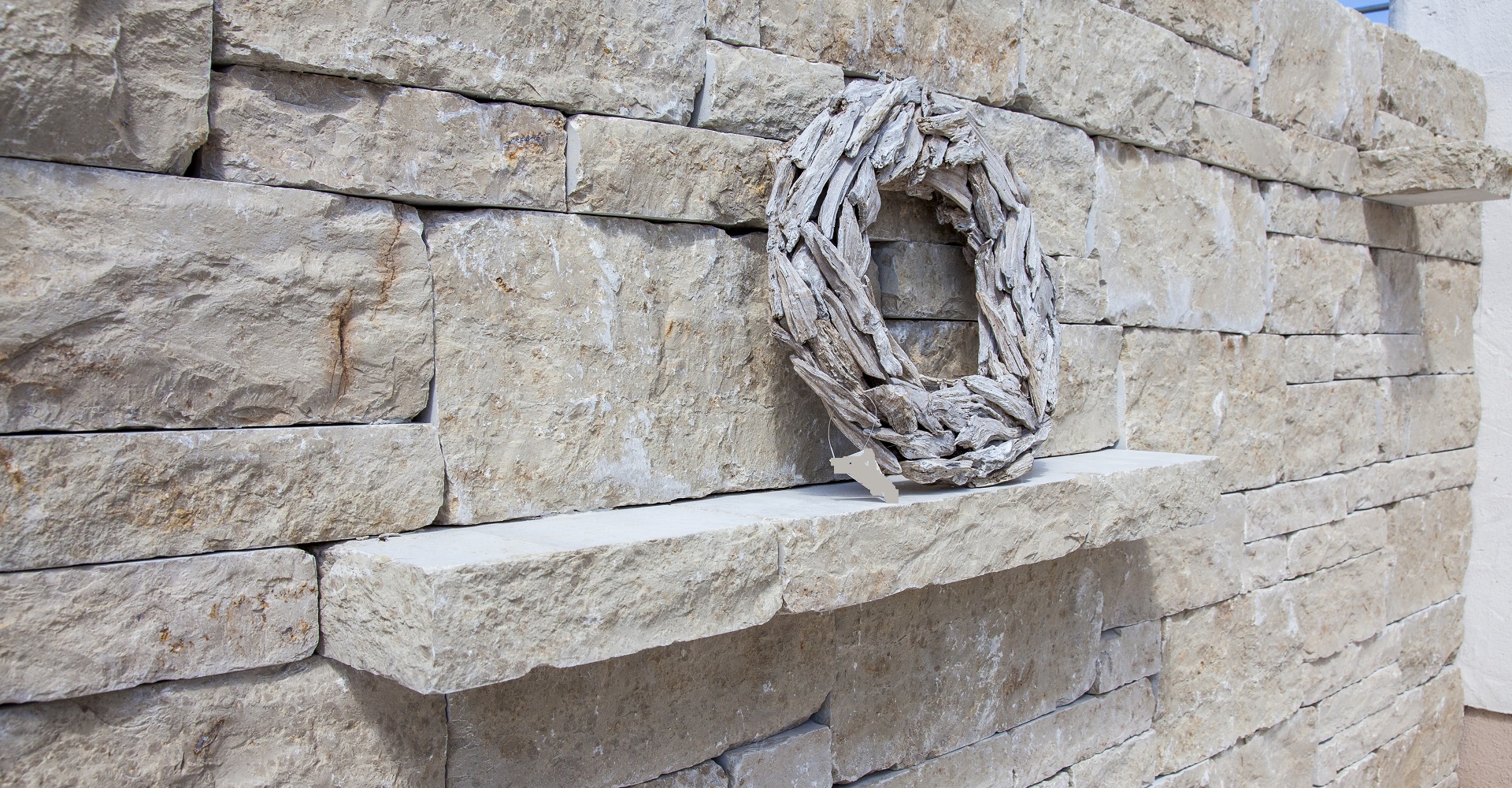 Kalkstein Rebmauerwerk